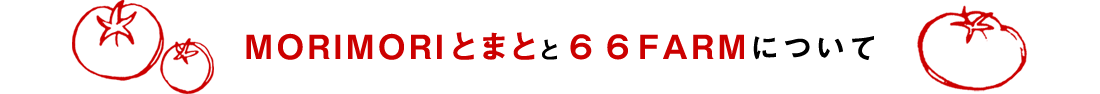 ３倍とまとと６６FARMについて